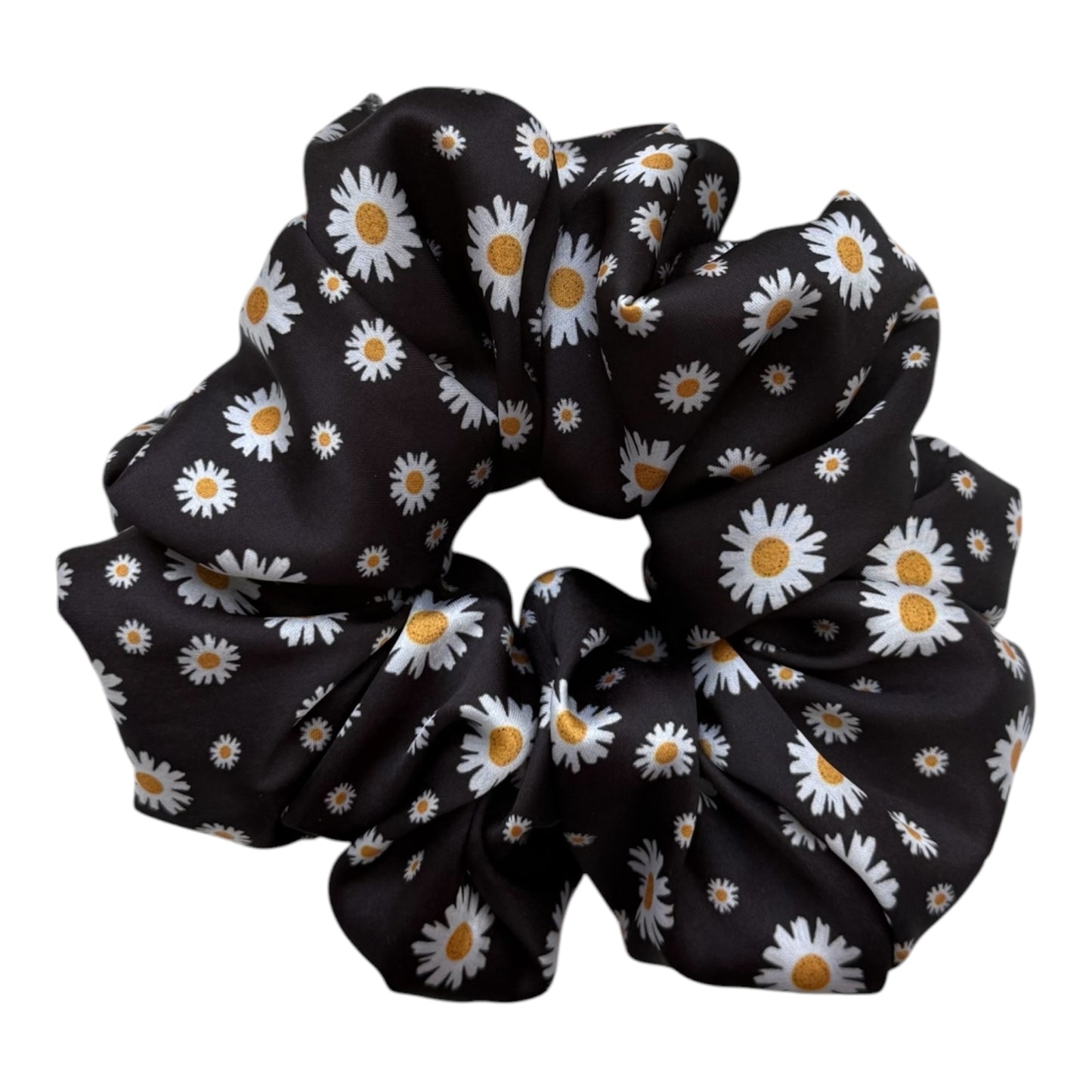 DAISY NOIR SCRUNCHIE