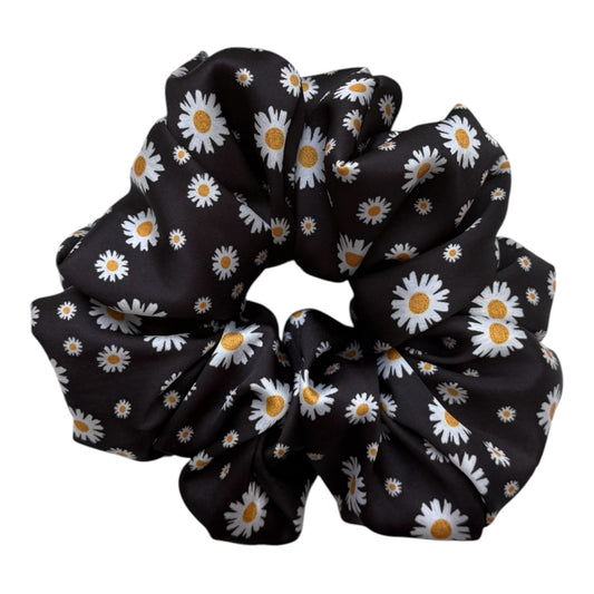 DAISY NOIR SCRUNCHIE
