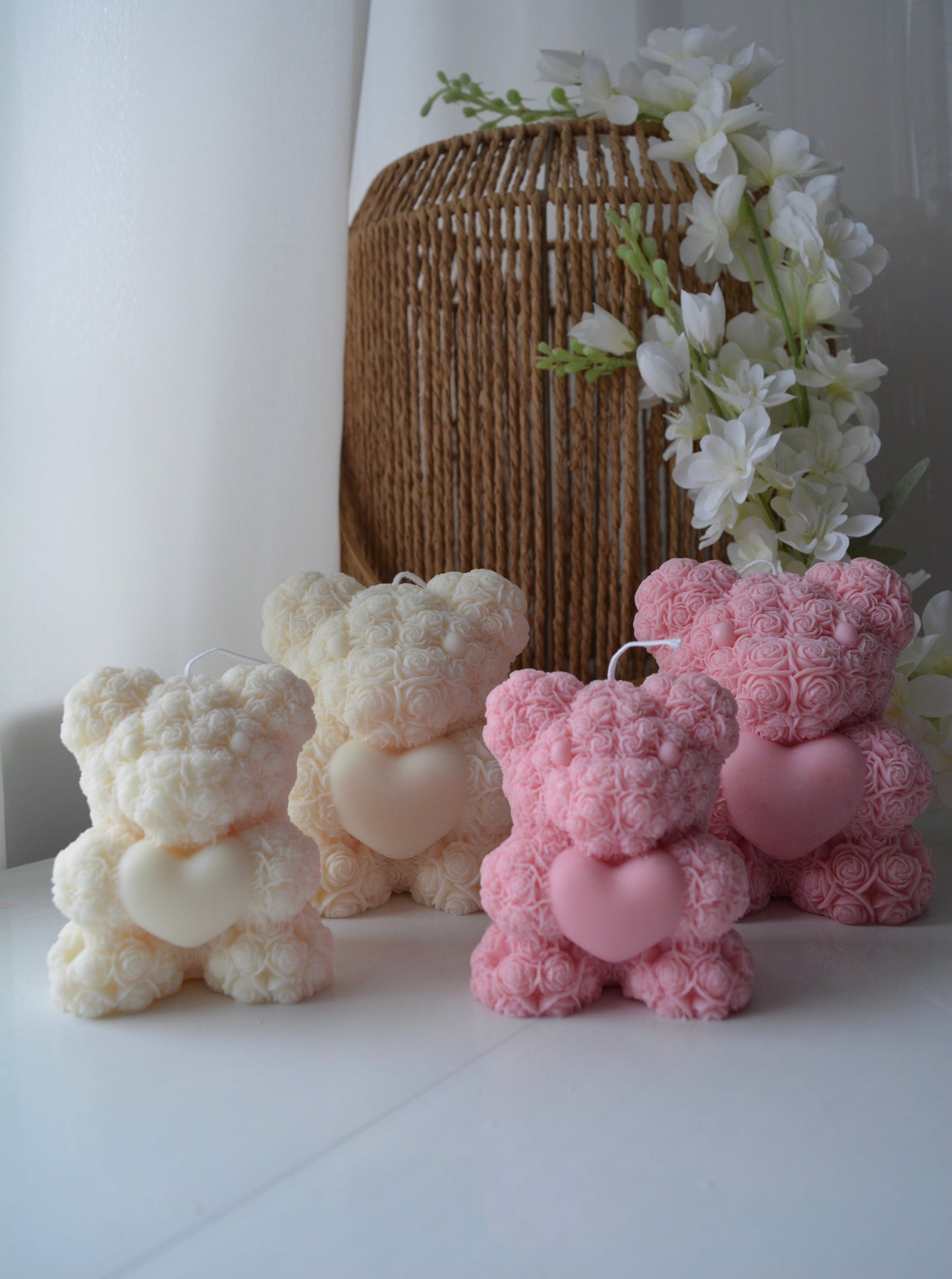 HEART BEAR svece