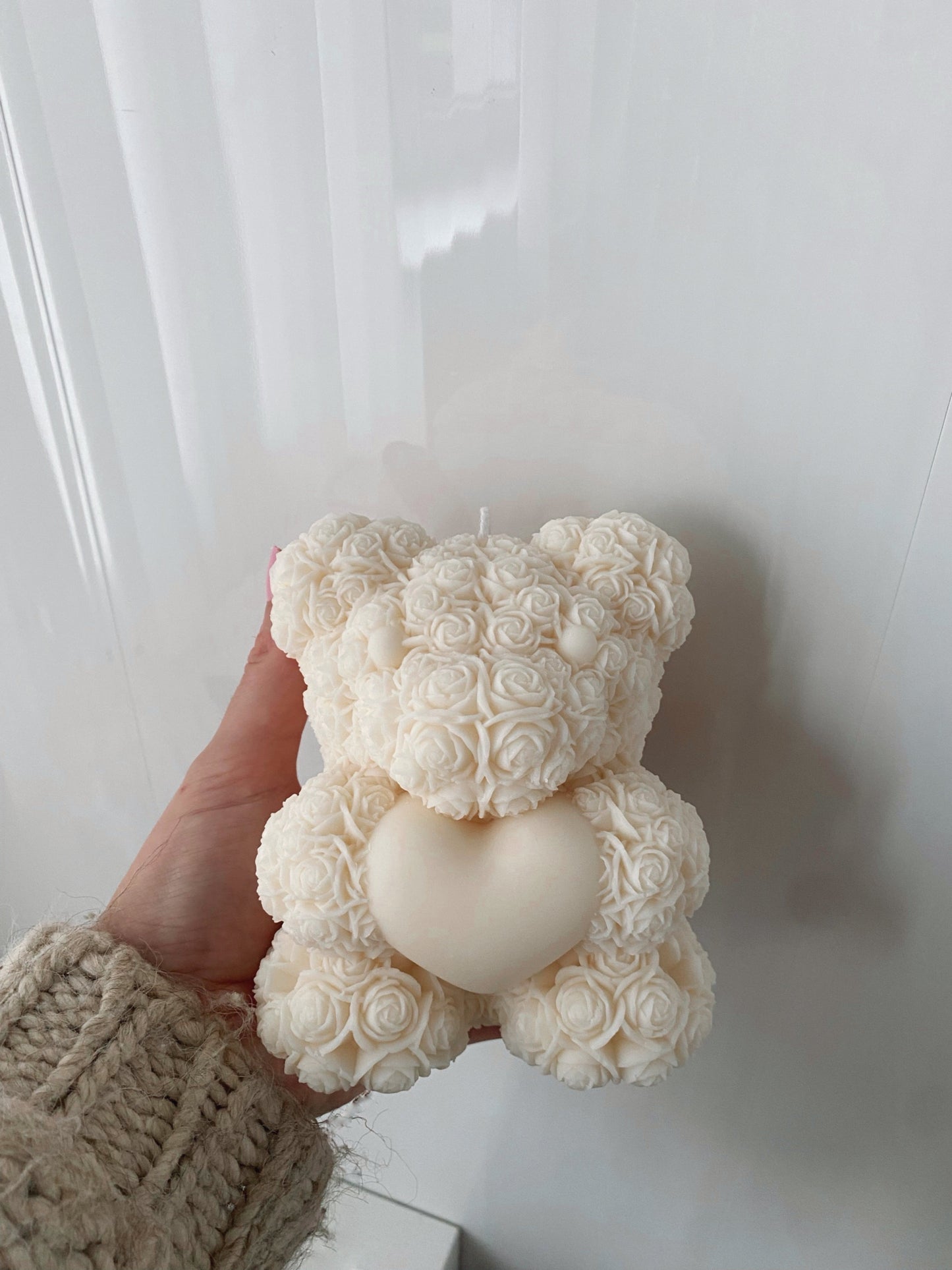 HEART BEAR svece