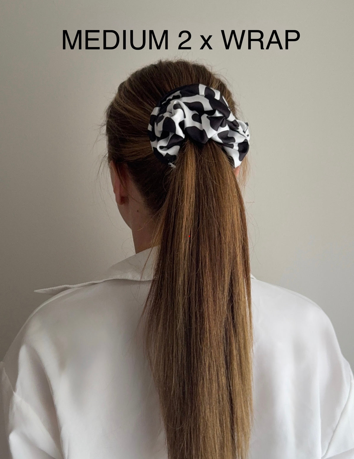 PLUM MARBLE SCRUNCHIE