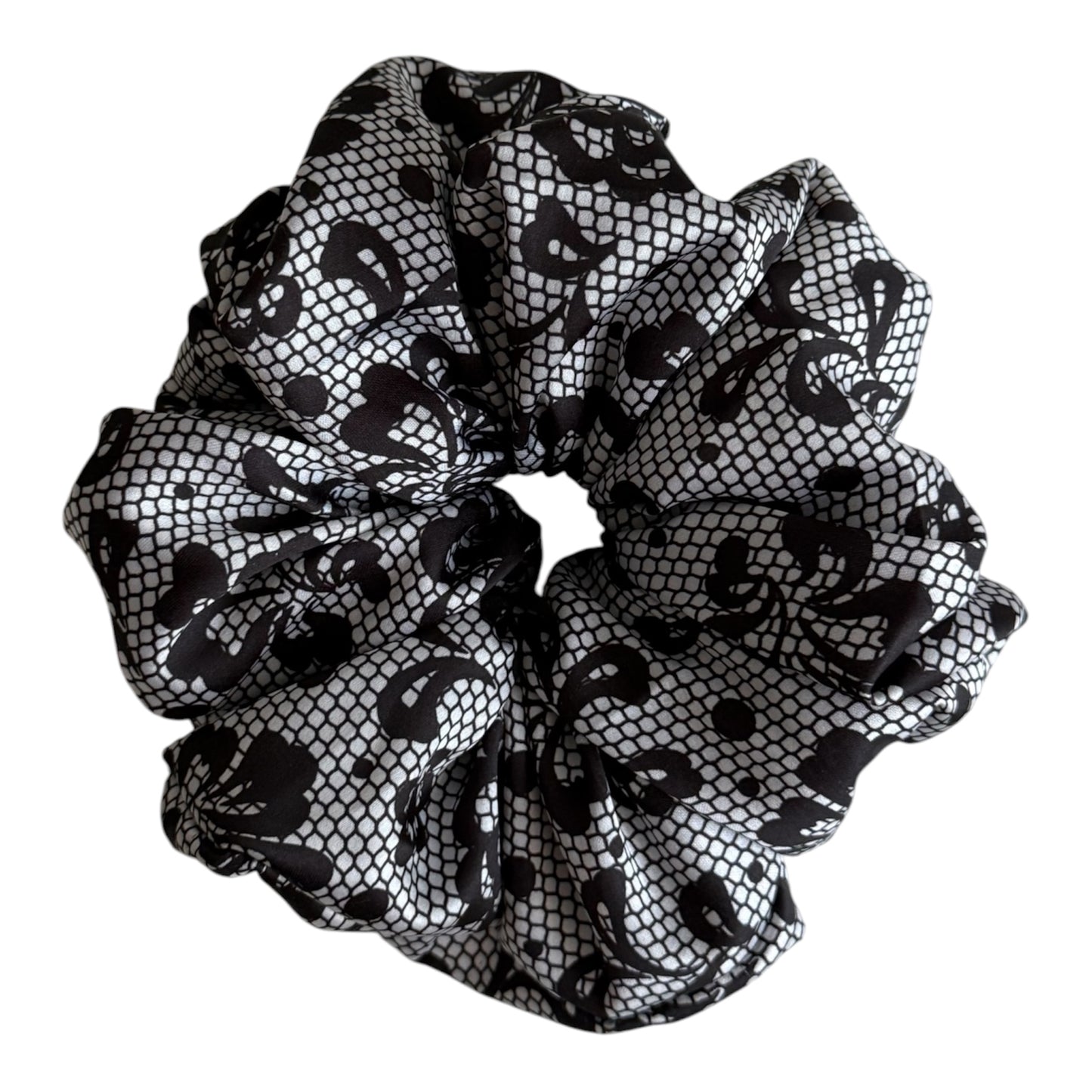 MIDNIGHT LACE SCRUNCHIE